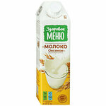 Молоко из растительного сырья здоровое меню Гречневое 1,5% ГОСТ, без змж, 1000 мл - 6 шт. - изображение