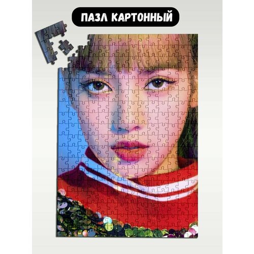 Пазл картонный 39,5х28 см, размер А3, 300 деталей, модель Музыка KPOP Blackpink Lisa - 1662 пазл картонный 39 5х28 см размер а3 200 деталей модель blackpink kpop lisa 997 п