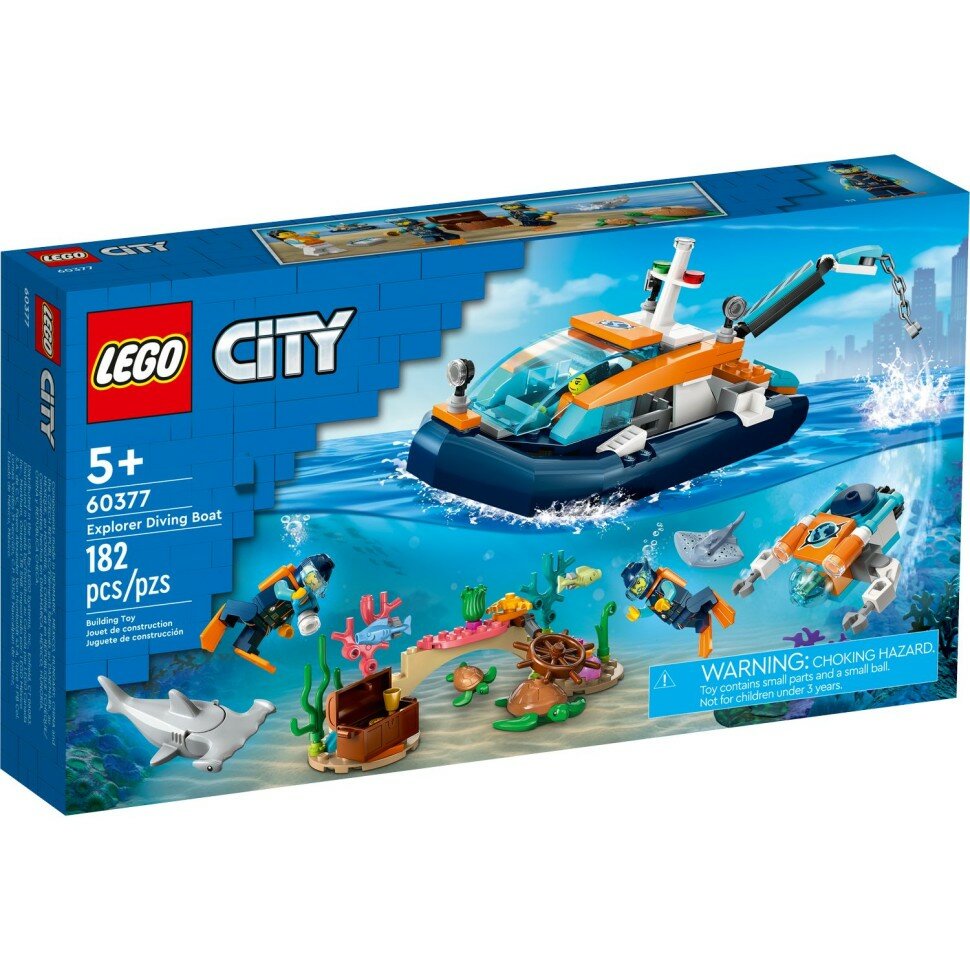 Конструктор Lego City Explorer Diving Boat 60377