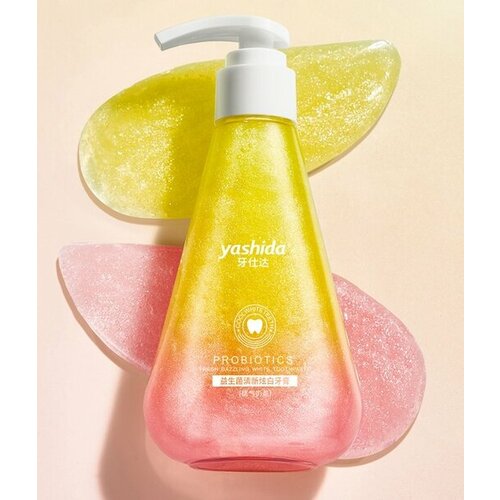 Отбеливающая зубная паста с пробиотиками бережное отбеливание 600₽