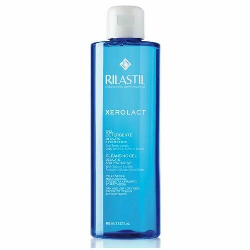 RILASTIL XEROLACT CLEANSING GEL 400 ml Мягкий очищающий защитный гель 400 мл