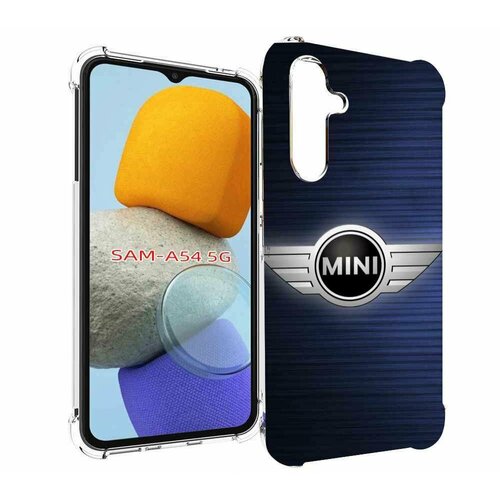 Чехол MyPads мини-mini-2 (2) мужской для Samsung Galaxy A54 задняя-панель-накладка-бампер