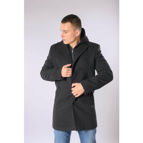 фото Пальто truvor, размер 54/176, черный