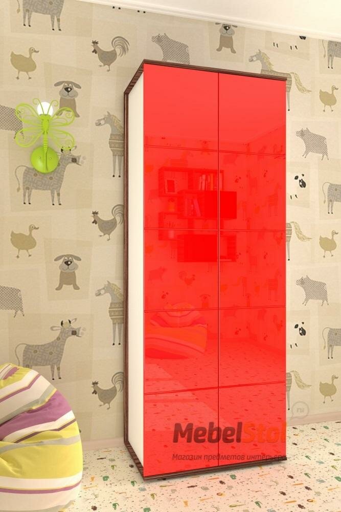 фото Шкаф Мебелеф «Мебелеф – 21» Красный