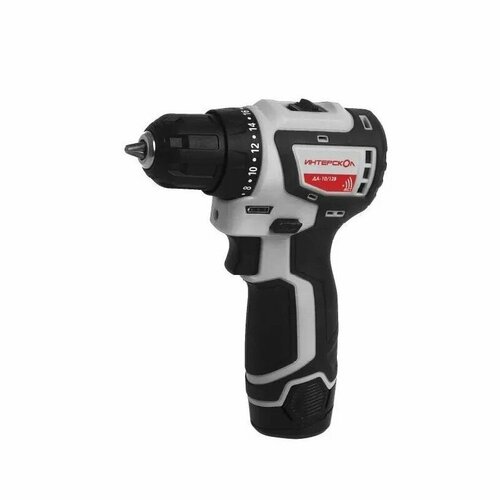 Аккумуляторная дрель-шуруповерт Интерскол ДА-1012В Li-ion кейс 2 аккум 2Ач 795000₽