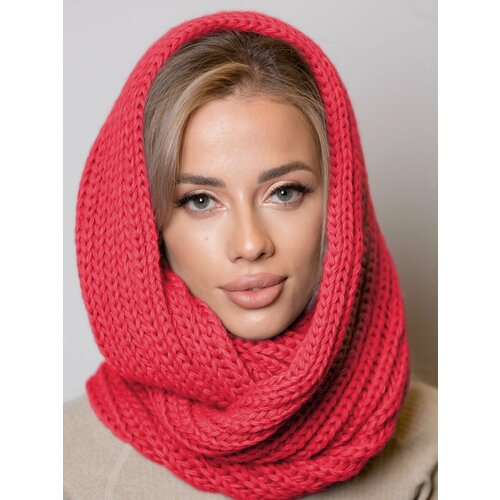 Снуд INVERNO,53х22 см, one size, коралловый