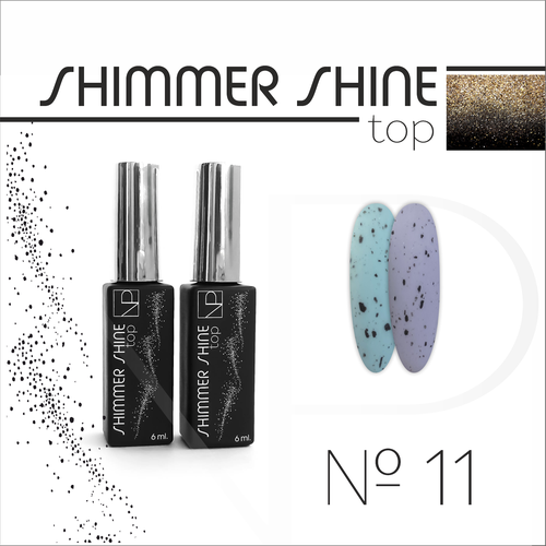 nartist shine color top 7 6ml Nartist Top Shimmer Shine 6ml №11