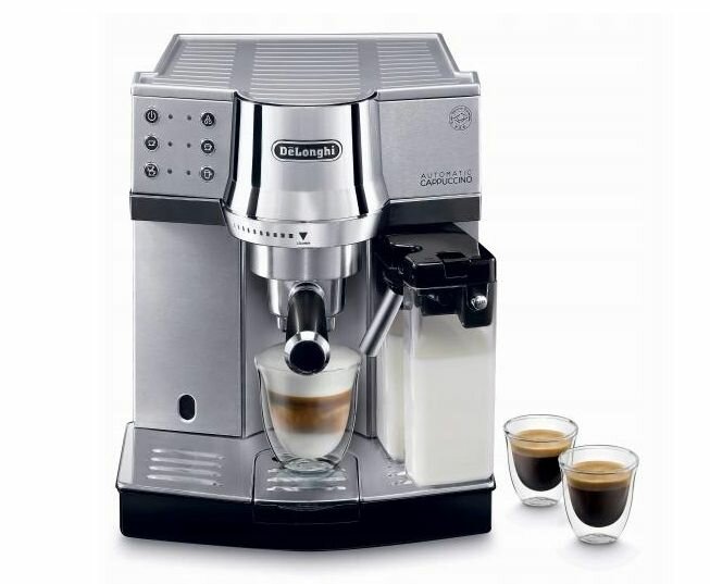 Кофемашина рожковая DeLonghi Cappuccino EC850. M 1450 Вт, серый
