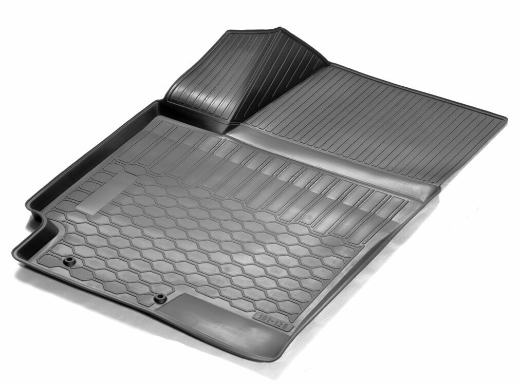 фото Водительский 3D коврик Adamauto в салон для 2 моделей автомобиля