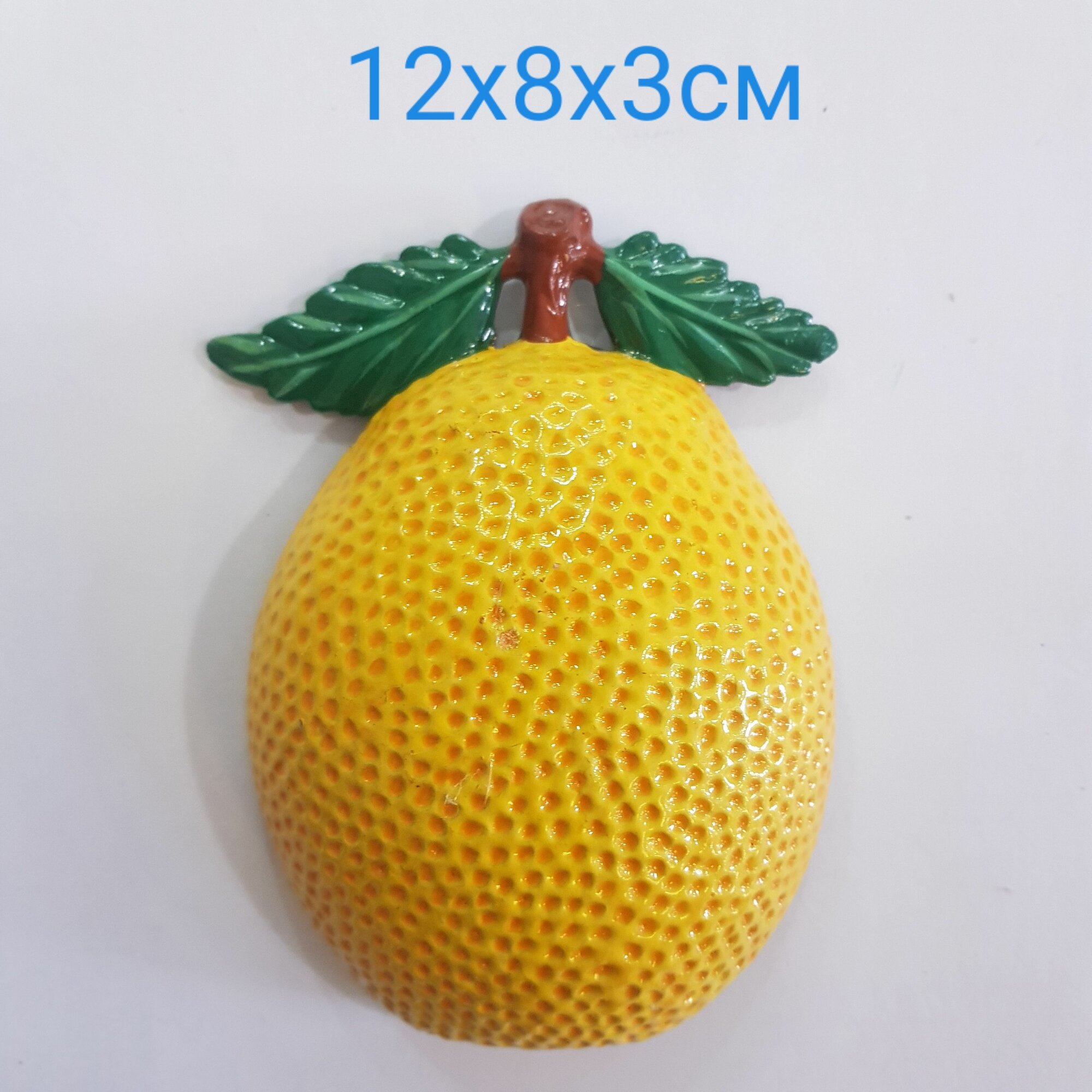 фото Изделие декоративное Магнит Гигант "Лимон" 12х8х3см