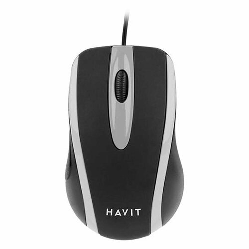 Мышь проводная Havit HV-MS753 Black/Grey игровая мышь havit hv ms1031 rgb black