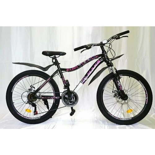 Велосипед 24 MAKS BASKA MD 21-скоростной_ рама 16_ черныйрозовый 2099900₽