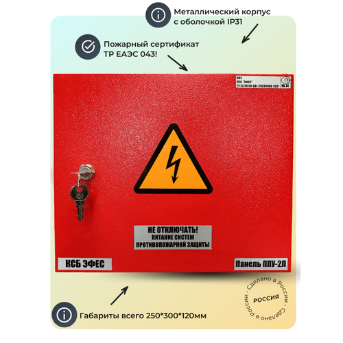 Панель ППУ-2Л (пэспз) IP31 КСБ "эфес"