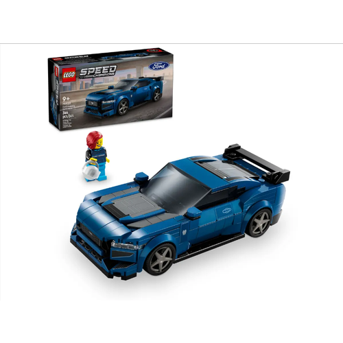 конструктор lego speed champions 75881 ford gt и 1966 ford gt40 366 дет LEGO Speed Champions 76920 Спортивный автомобиль Ford Mustang Dark Horse