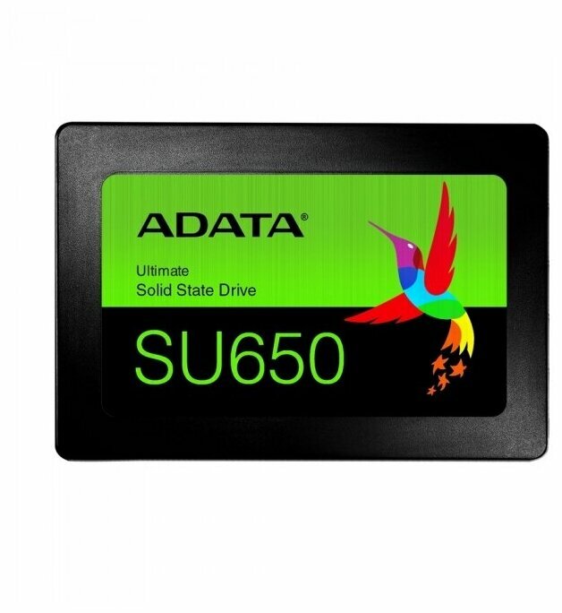 SSD-накопитель ADATA Ultimate SU650, 256ГБ, 2.5", SATA III