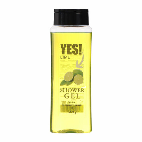 YES Гель для душа YES лайм 400 мл 414₽