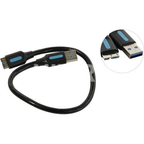 Кабель Vention USB 3.0 AM/micro B - 0,25м.