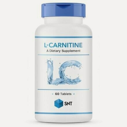 Изображение товара SNT L-Carnitine Tartrat 1000 mg, L-карнитин 60 таблеток
