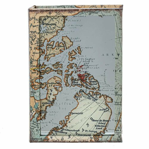 Ключница с зеркальным элементом, L16,5 W26 H5 см