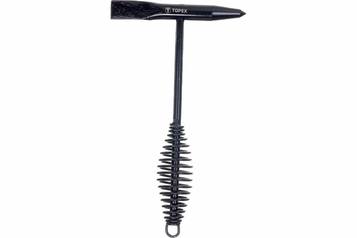 фото Молоток сварщика TOPEX с металлической рукояткой, 300 г, 02A930