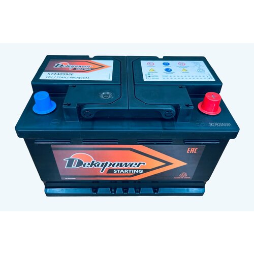 Аккумулятор автомобильный DekaPower 572409 72 Ач о. п. 680 А L3B