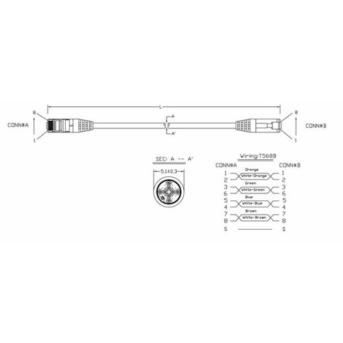 Патч-корд Hyperline PC-LPM-STP-RJ45-RJ45-C5e-2M-LSZH-YL желтый, Желтый