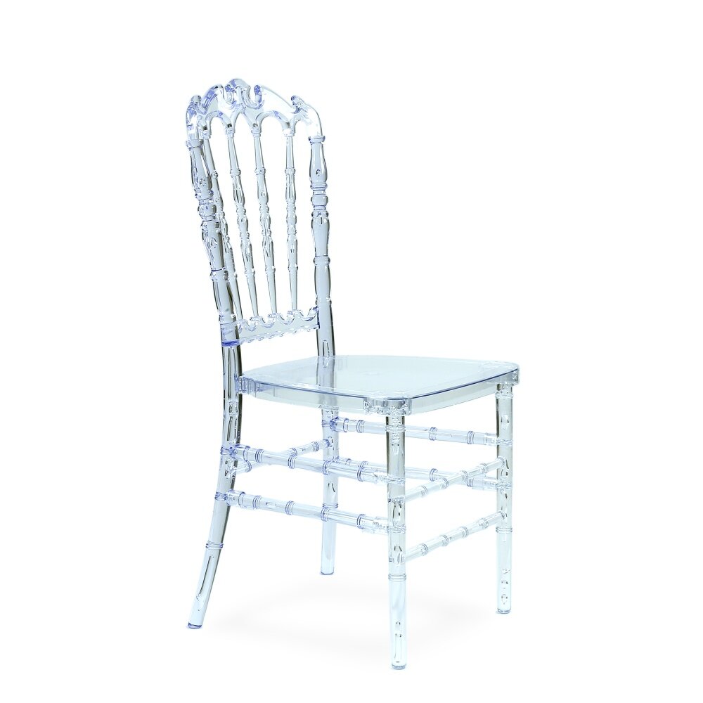 фото Стул N-105 Crown прозрачный банкетный разборный