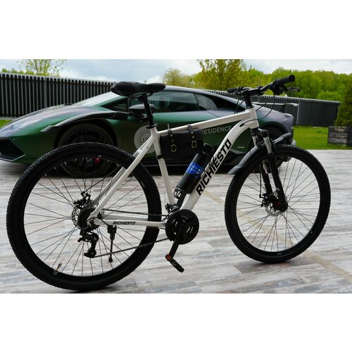 Взрослый горный велосипед RICHIESTO 275 с алюминиевой рамой 21 белый 25900₽