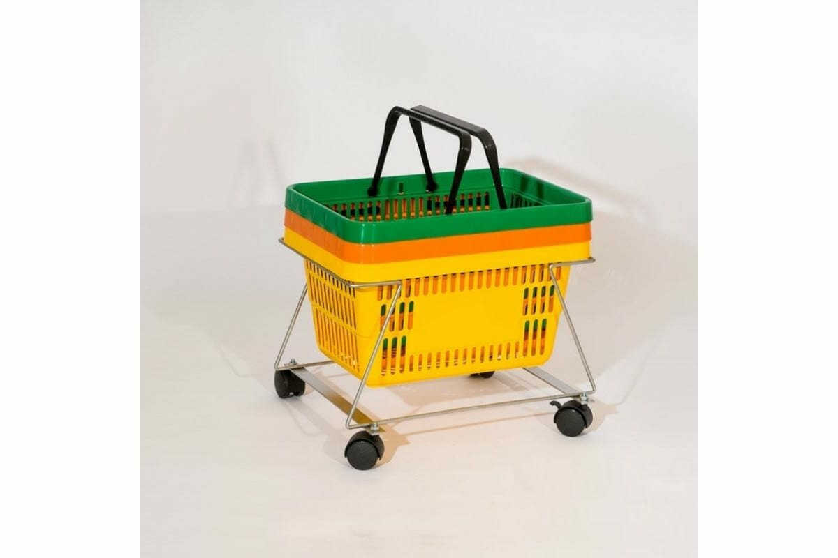 фото ПК магс Подставка под корзины 450x380x283 мм на колесах ДОП03-00030