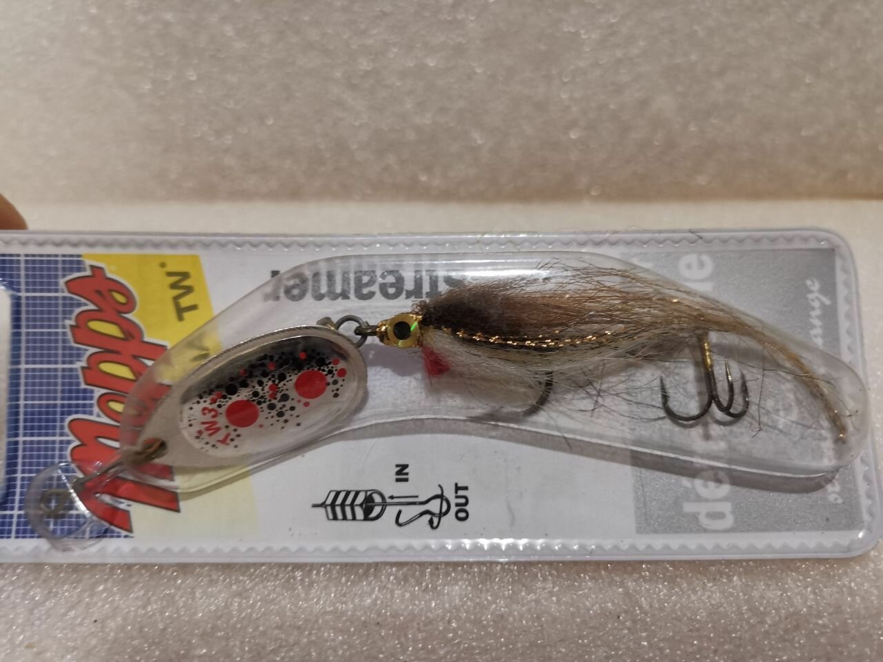 Блесна Mepps AGLIA TW STREAMER Silver #3 6.8г. — фото 1