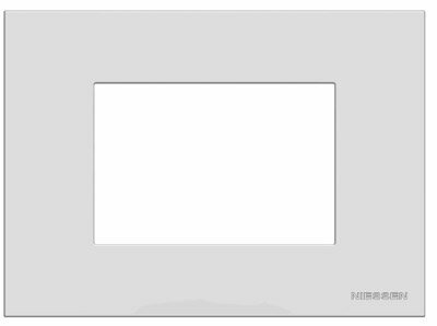Рамка 3 модуля серебристый Zenit 2CLA247300N1301 ABB