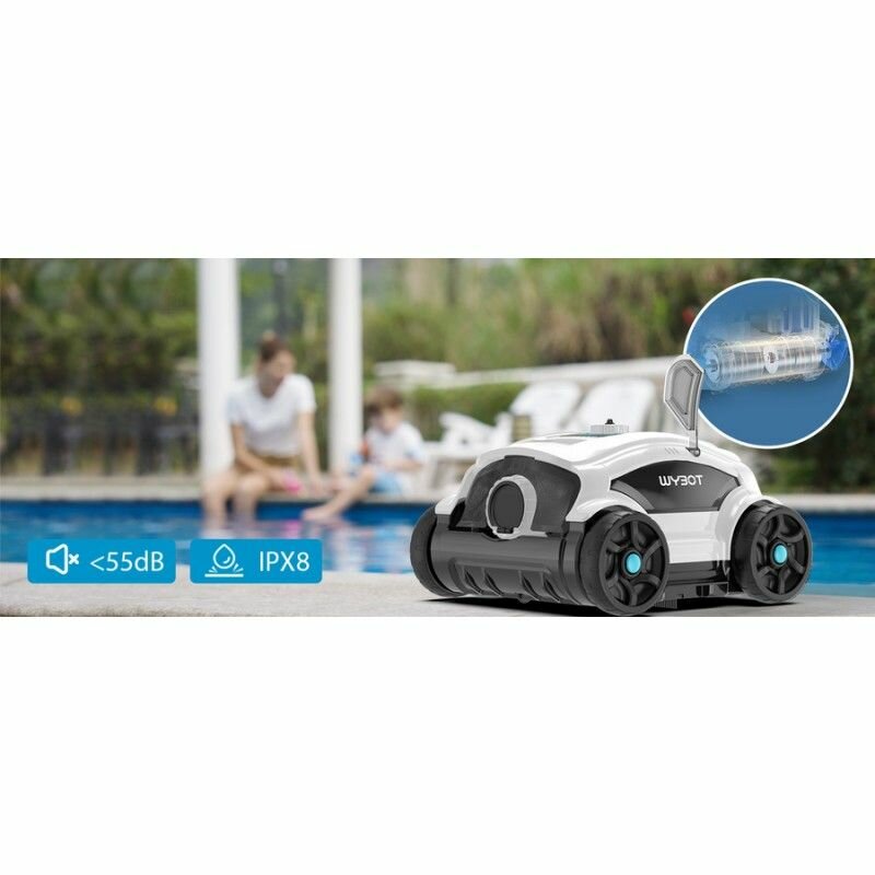 Пылесосы Для Бассейна Робот-пылесос WyBotics Osprey300II, 45Вт, Li-ion 6.6 Ач, до 100м (очистка дна)