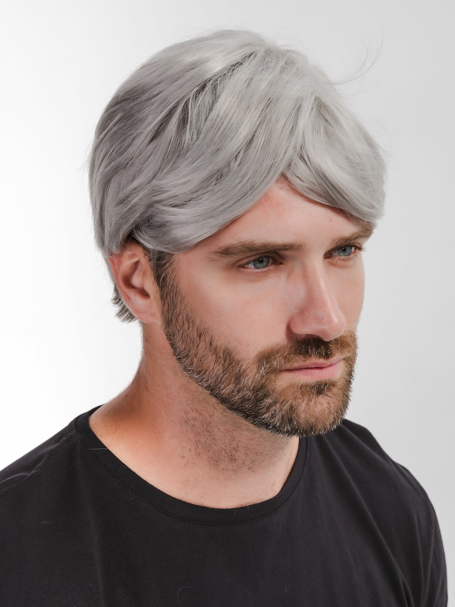 Парик мужской седой — фото 1