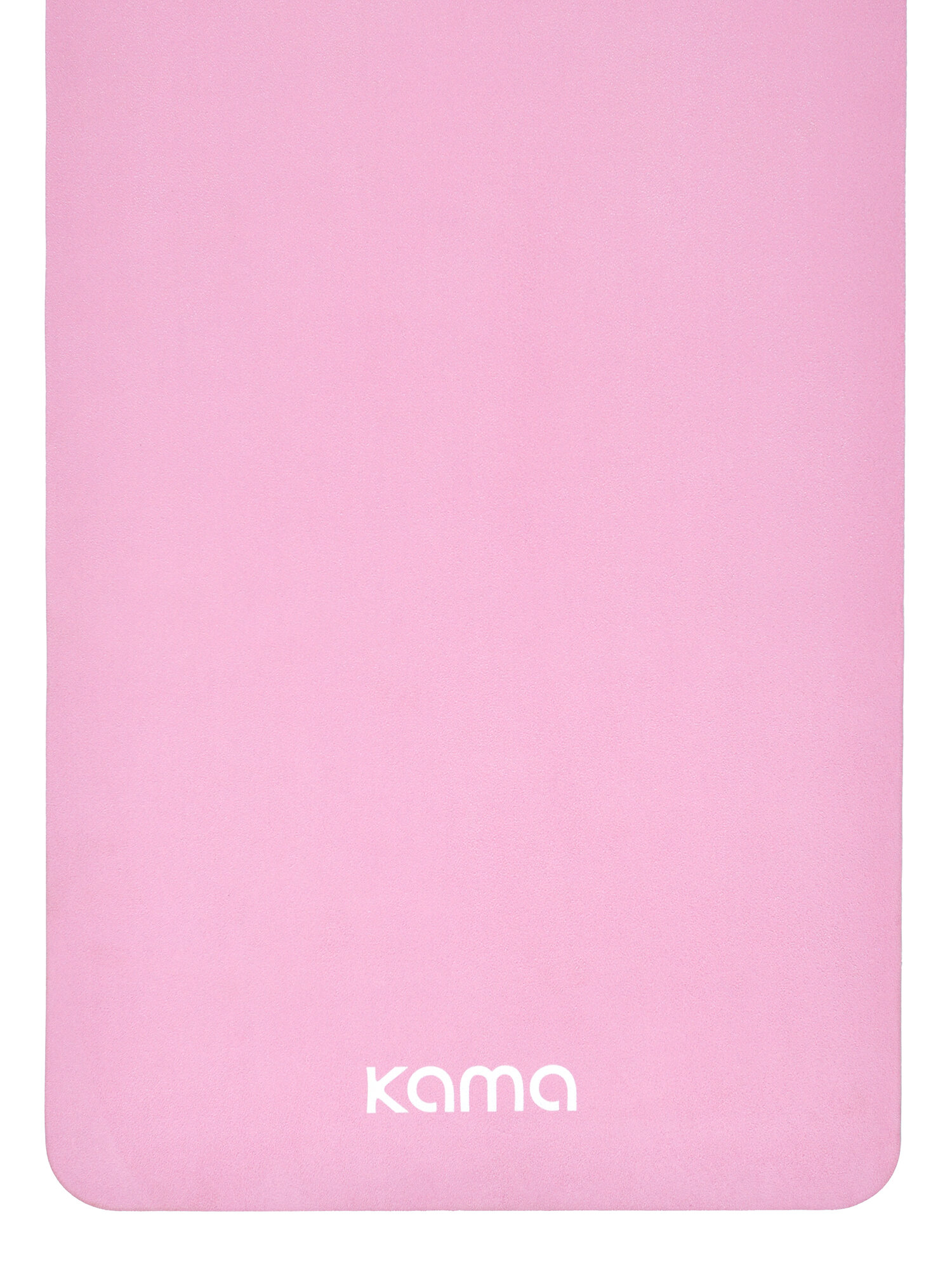 Коврик для йоги и фитнеса Kama, 6 мм, нескользящий, TPE, микрофибра, розовый/голубой — фото 1