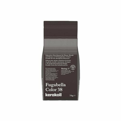 фото Затирка цементно-полимерная fugabella color №38 kerakoll 3 кг