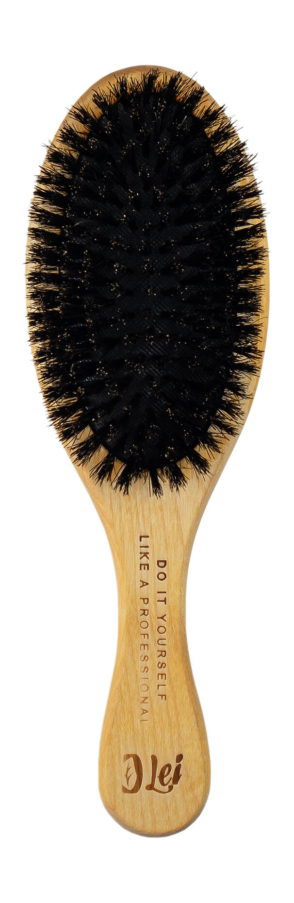 LEI Расческа массажная деревянная натуральная щетина