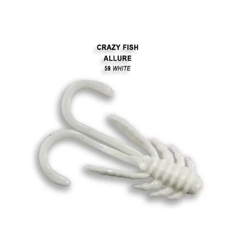 Силиконовая приманка мягкая съедобная Crazy Fish Allure 1.6