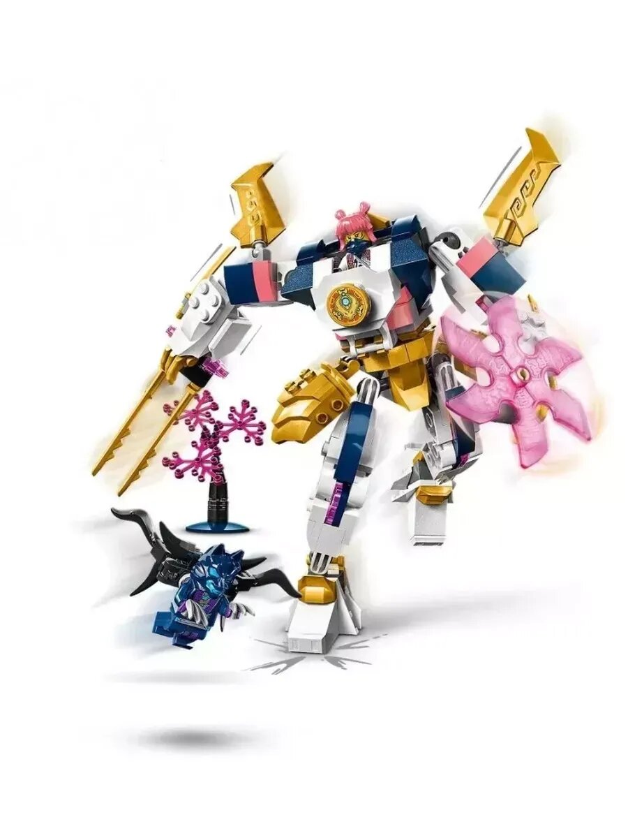 Конструктор Ниндзя Элементальный робот Соры 209 деталей — фото 1