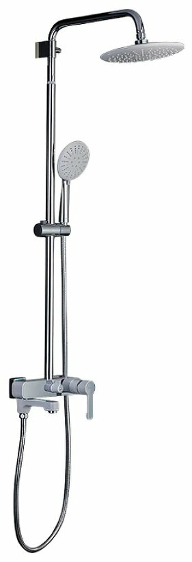 G2402-8 Душевая система, белый/хром