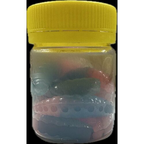 Приманка Cool Place Maggot Floating stretch 4см, цвет бирюзово-розовый