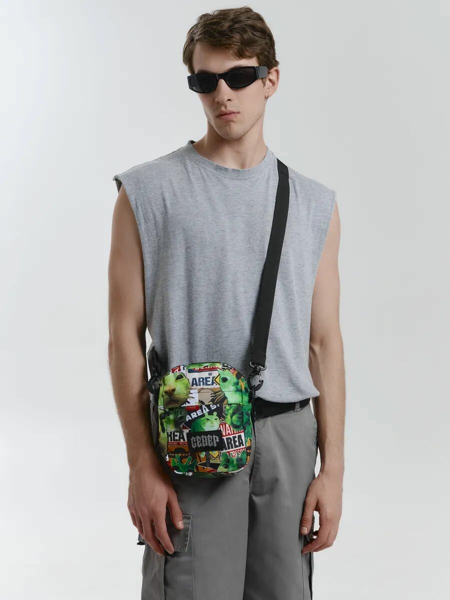 Сумка мессенджер Severcloth ing, зеленый — фото 1