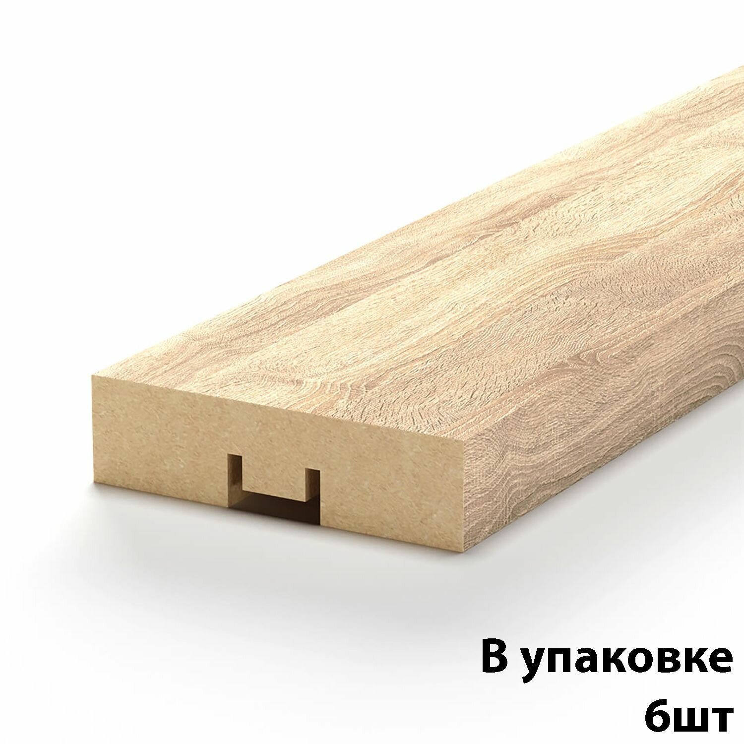 Рейки Деревянные Интерьерная рейка на стену из мдф STELLA Планкен Дуб Сонома