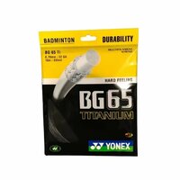 Струна для ракетки для бадминтона YONEX Yy BG65 Ti, White