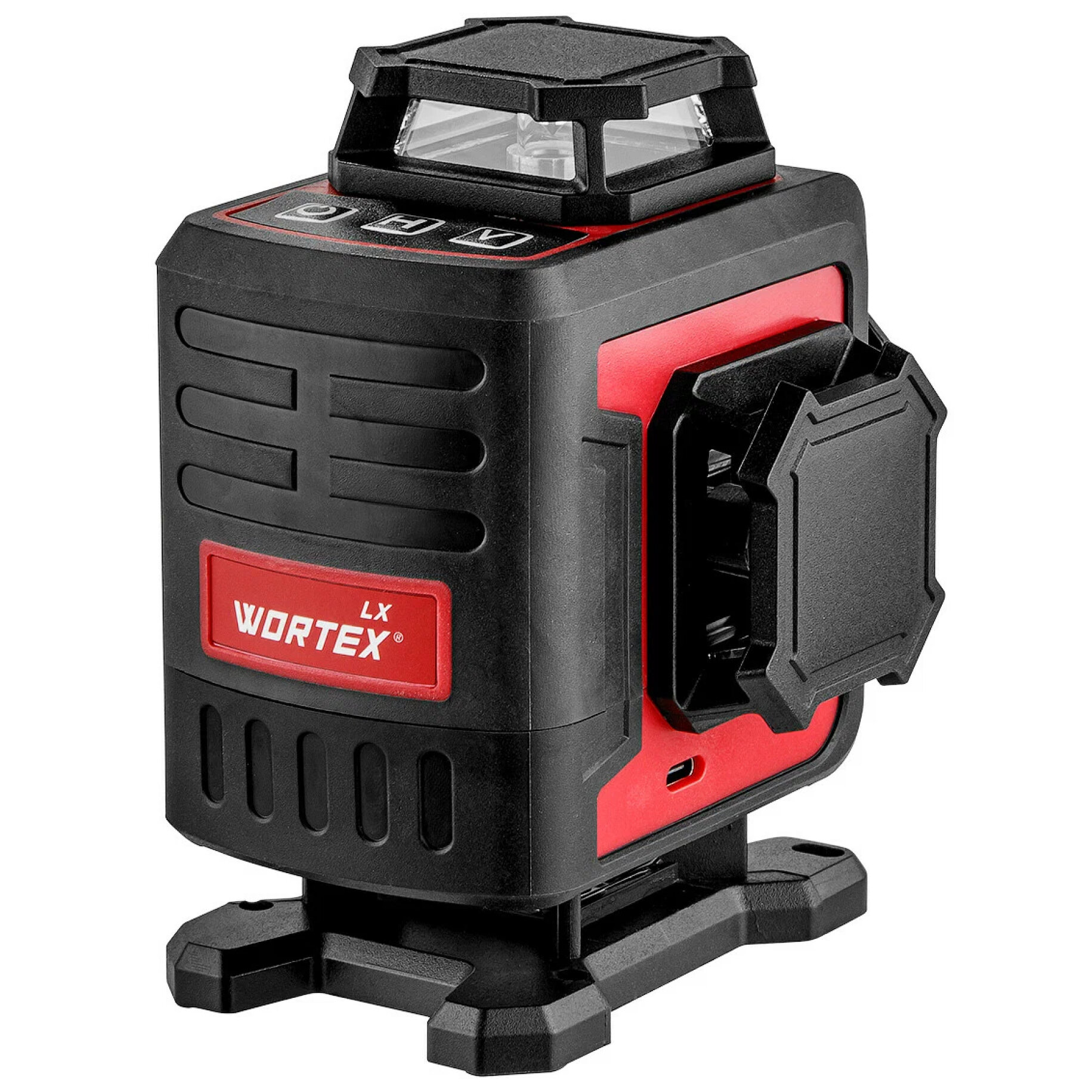 Лазерный уровень линейный WORTEX LX LL 0340-2 нивелир зеленый луч (1323751)