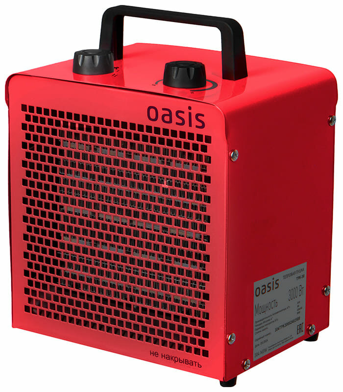 Тепловая пушка электрическая Oasis TPK-30 NEW