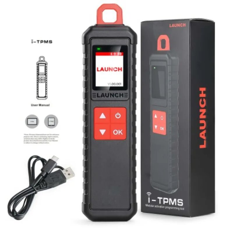 Новый детектор давления в шинах LAUNCH X431 I-TPMS 2025 года, обновление программирования TSGUN, RF LTR03, датчики, диагностический инструмент TPMS для Andorid, with sensors program — фото 1