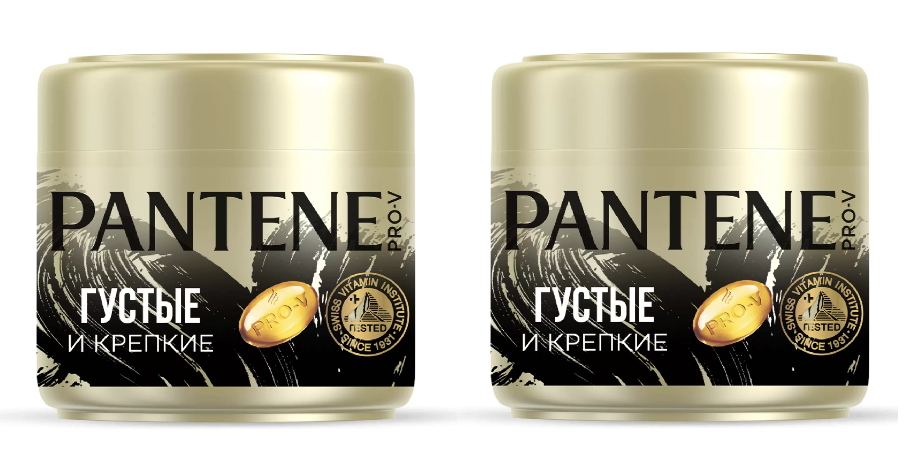 Маска для волос Pantene Pro-V Густые и Крепкие, 300 мл, 2 шт.