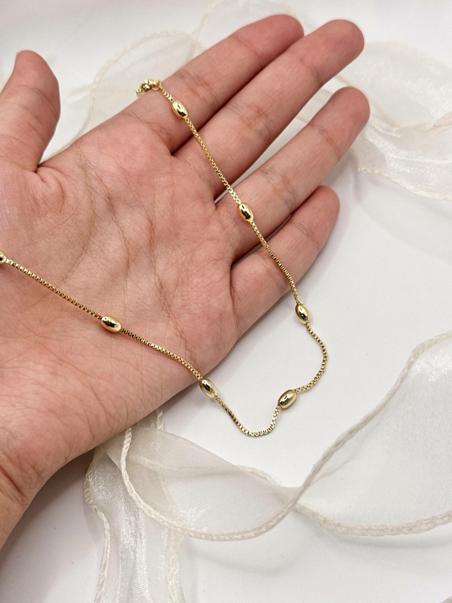 Комплект бижутерии: браслет, кольцо, размер браслета 19 см, золотистый — фото 1