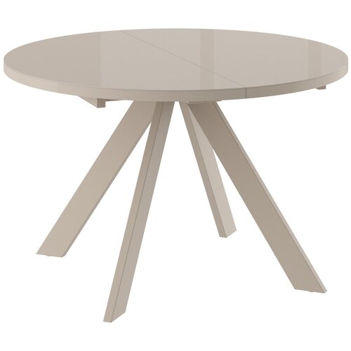 Стол Мамадома Рондо круглый D120(160) Капучино