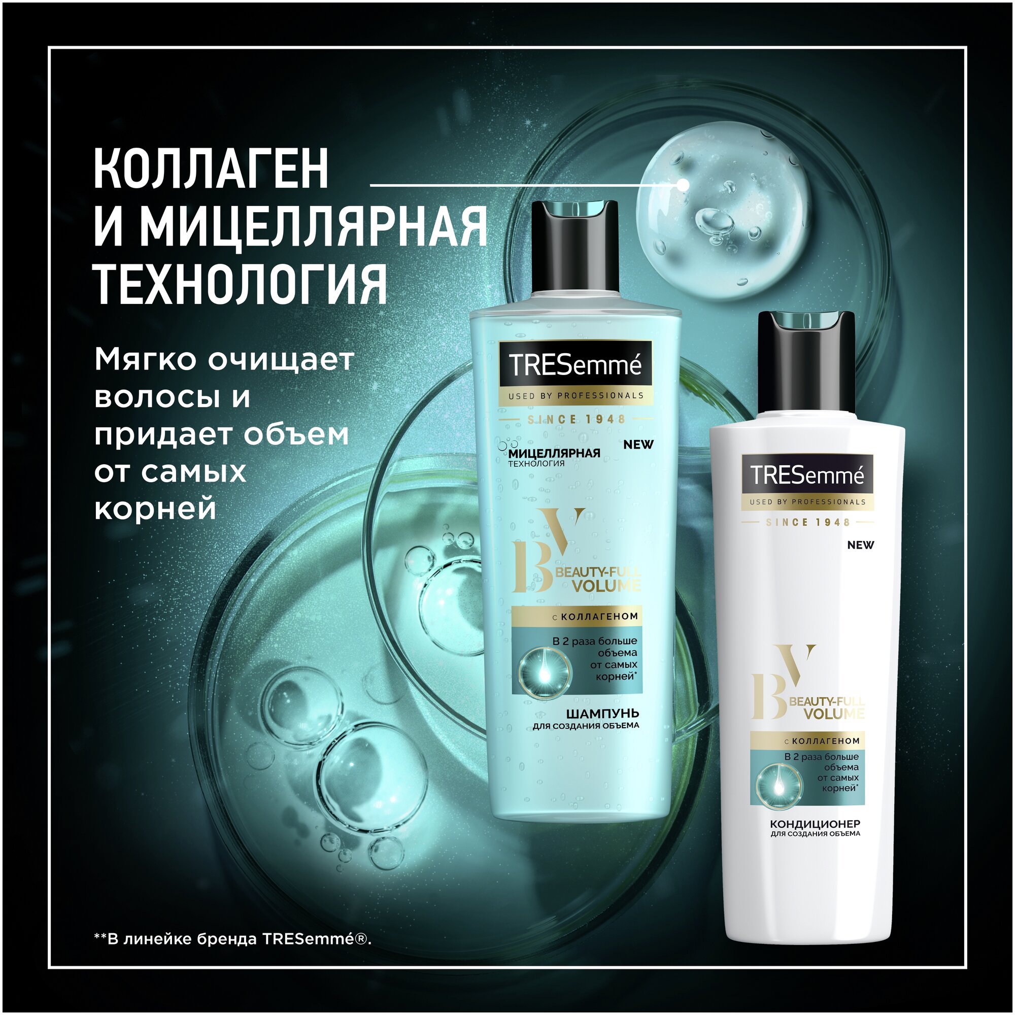 Подарочный набор TRESemme Beauty-Full Volume Шампунь 230мл + Бальзам 230мл Unilever - фото №4